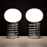 Pair of Ingo Maurer Spring Lamps - Sold for $1,250 on 04-23-2022 (Lot 535).jpg